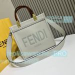 Replica Fendi Sunshine Small Tote Bag Beige 